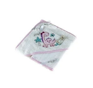 FANNY DINO (белый) Пол.Уголок Мочалка Мах. 80х80