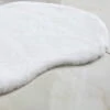 Коврик Плюшевый (белый) 80х120