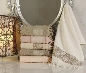 DAMASK KOZALI DRAY 70x140  (ассорти) Пол. Махровое 1х6