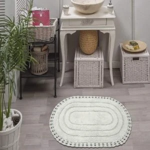YANA (крем) Коврик для ванной кружевной 50х70