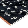 Kitty (черное) 50х90 Полотенце Махровое
