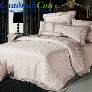 Постельное белье Asabella 591-4 евро серое