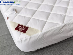 292 Наматрасник MATTRESS СOTTONWASH GRASS легкий с юбкой 90х200