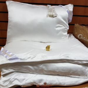 Kingsilk Luxury 200х220 легкое одеяло белое шелк в шелке 0,9 кг